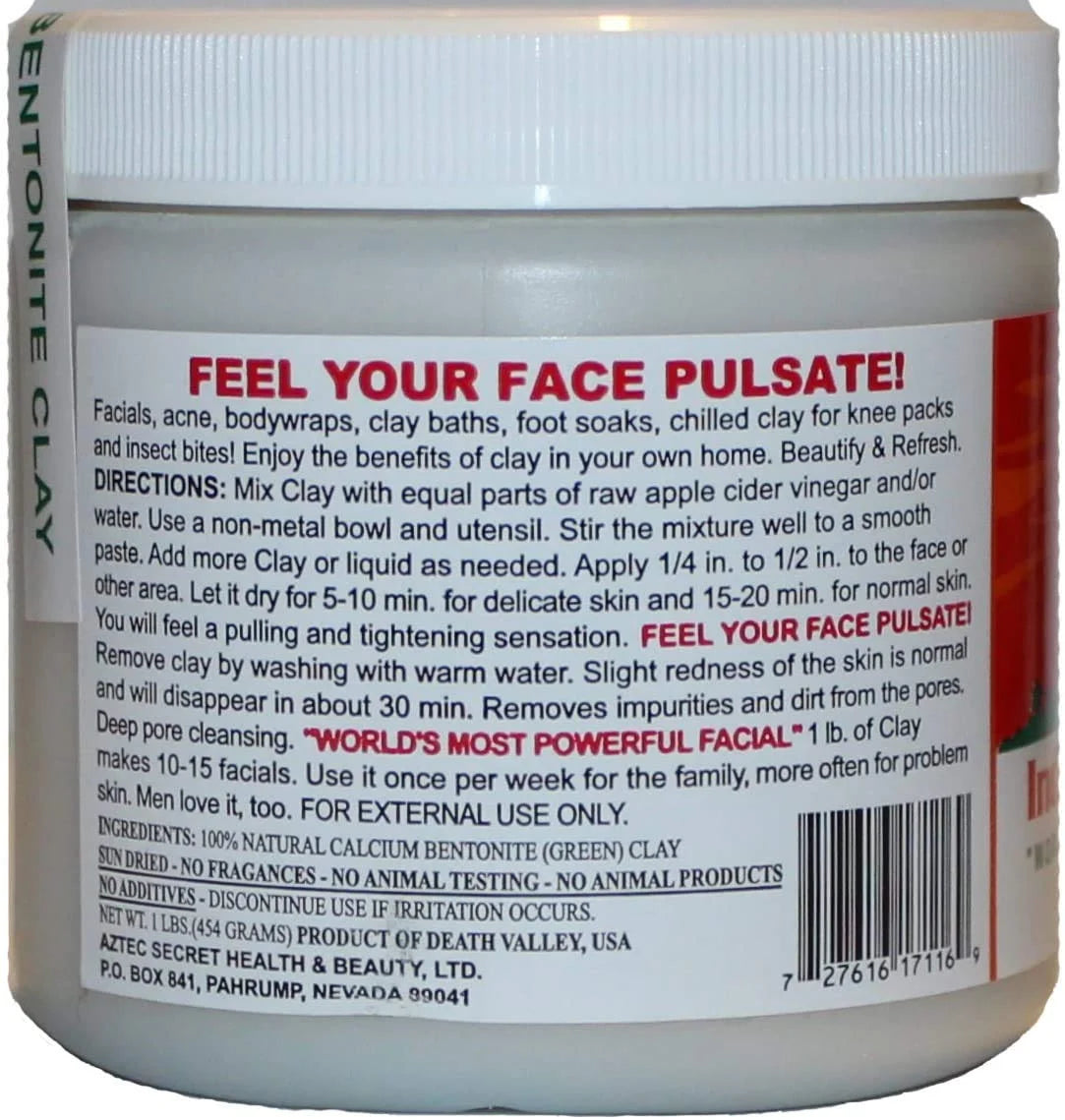 1LB Deep Pore Cleansing Facial & Body Mask Version-1, 3 Pack