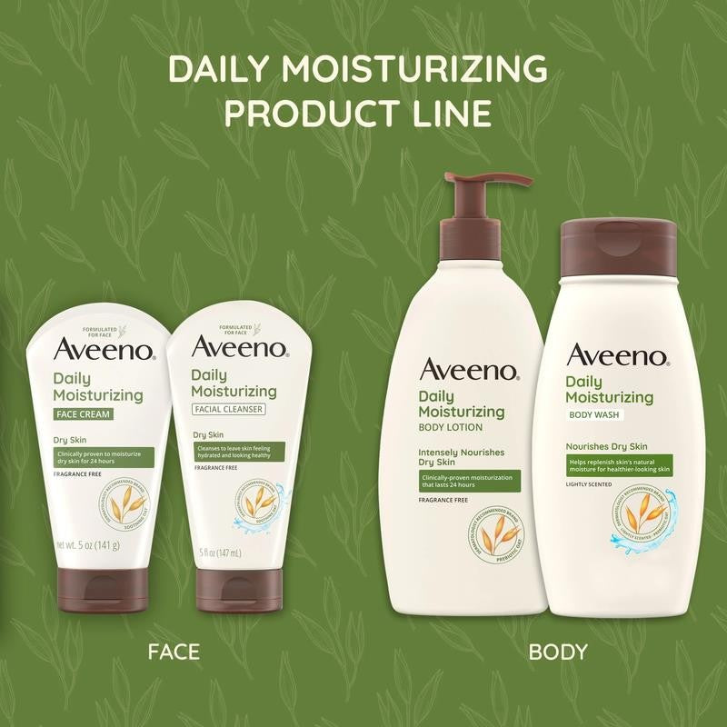 Daily Moisturizing Facial Cleanser Bar, Face Wash for Dry Skin, 3.5 Oz, 3 Pack