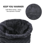 5 Pcs Winter Beanie Hat Scarf Touchscreen Gloves Set with Wool Socks for Men Wom