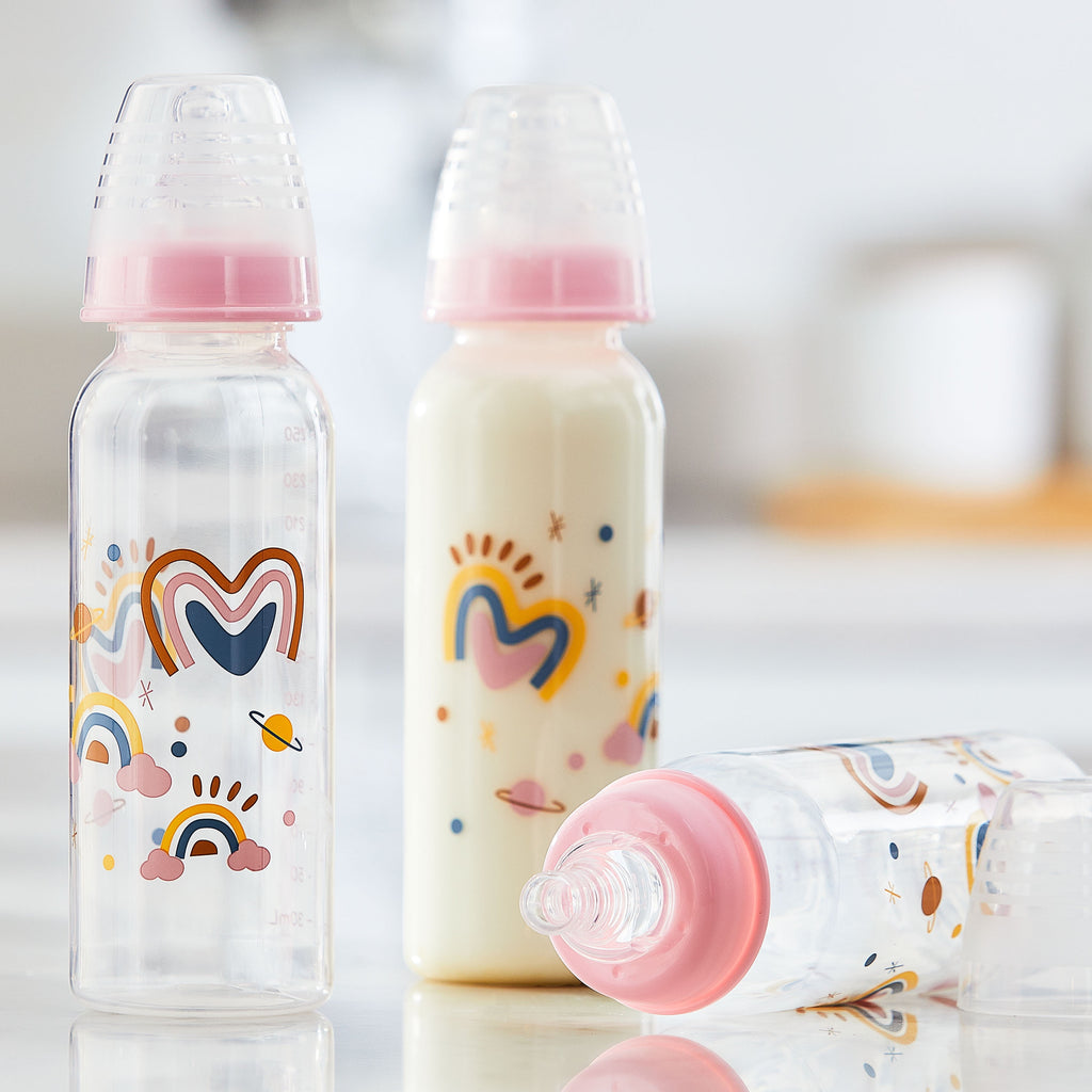 Parent'S Choice Standard Neck Bottle, 9 Fl Oz, Newborn 0+ Months, 3 Pack