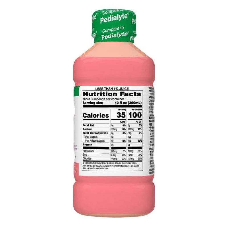 (2 Pack) Parent'S Choice Advantage Care Electrolyte Solution, Strawberry Lemonade, Dye-Free, 1 Liter