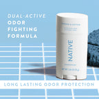 Native Deodorant, Aluminum Free, Powder & Cotton, for Women and Men, 2.65 Oz