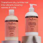 Curl & Shine Moisturizing Shampoo & Conditioner Set Coconut Hibiscus, 13 Oz 2 Co