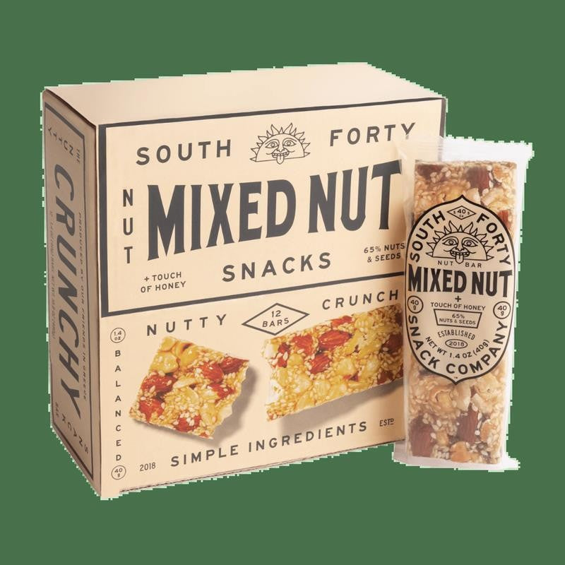 Crunchy Mixed Nut Bar, 40G, 12 Pack