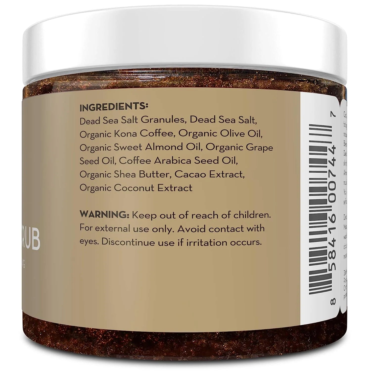 Arabica Coffee Body Scrub Exfoliator for Cellulite and Stretch Marks - by , 12 Oz