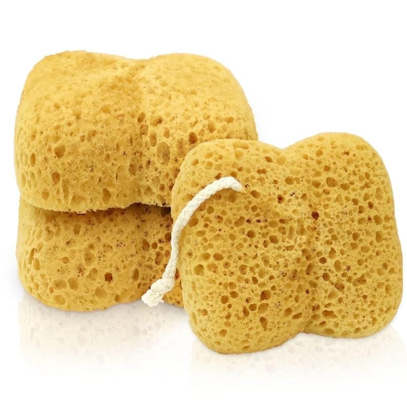 3 Pcs Bath Sponge, Body Wash Sponges Loofah Body Scrubber for Women, Men