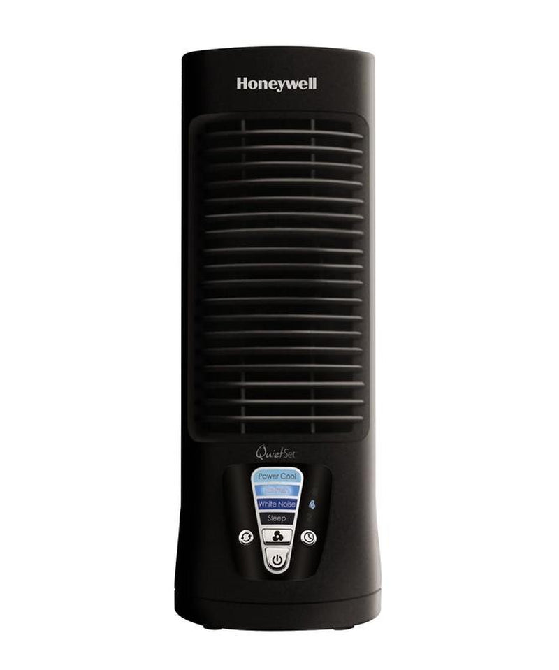 13" Black Quietset Oscillating Table Fan, 10Ft Air Circulation Power, 4 Speed, A