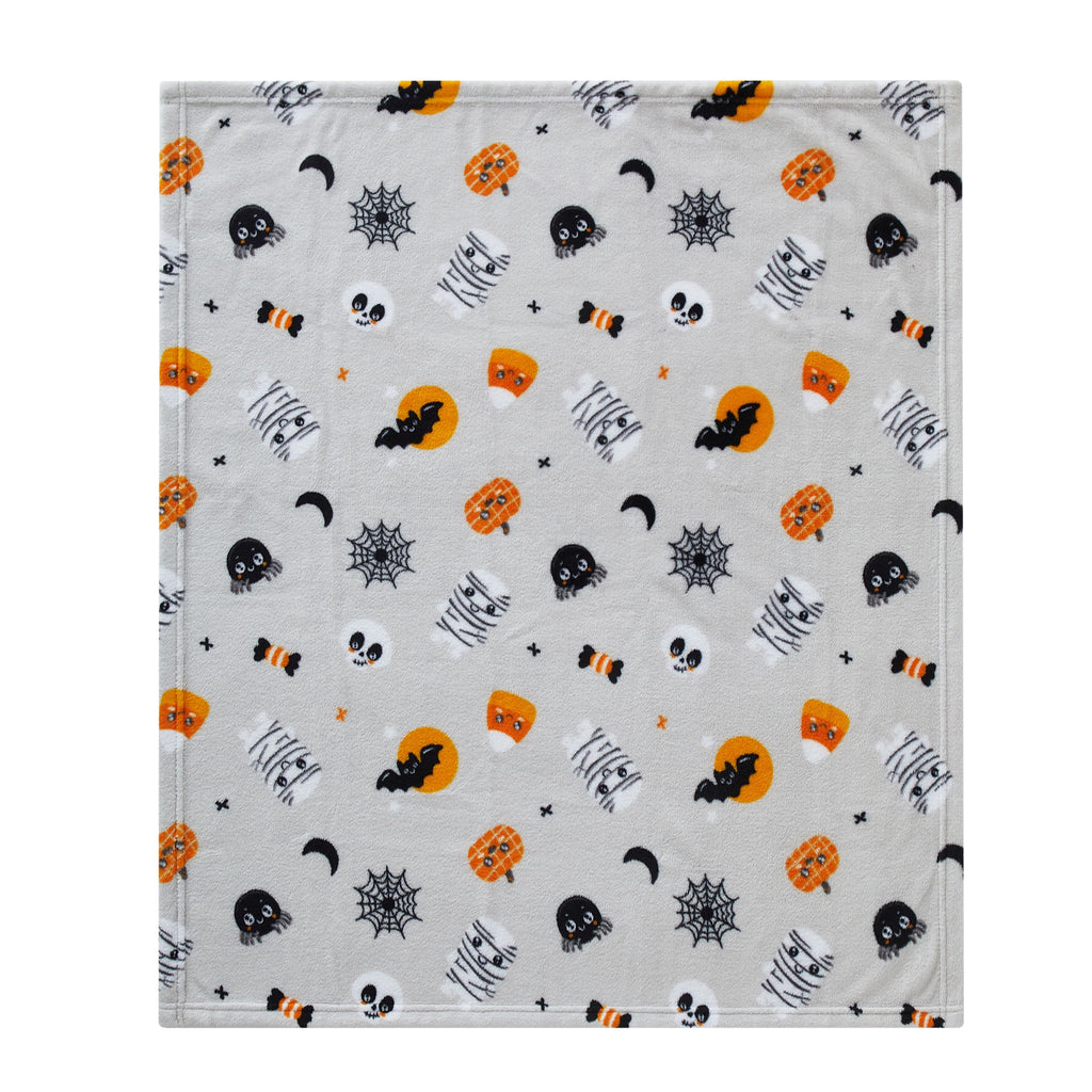 Parent'S Choice 30" X 36" Halloween Baby Blanket, Gray