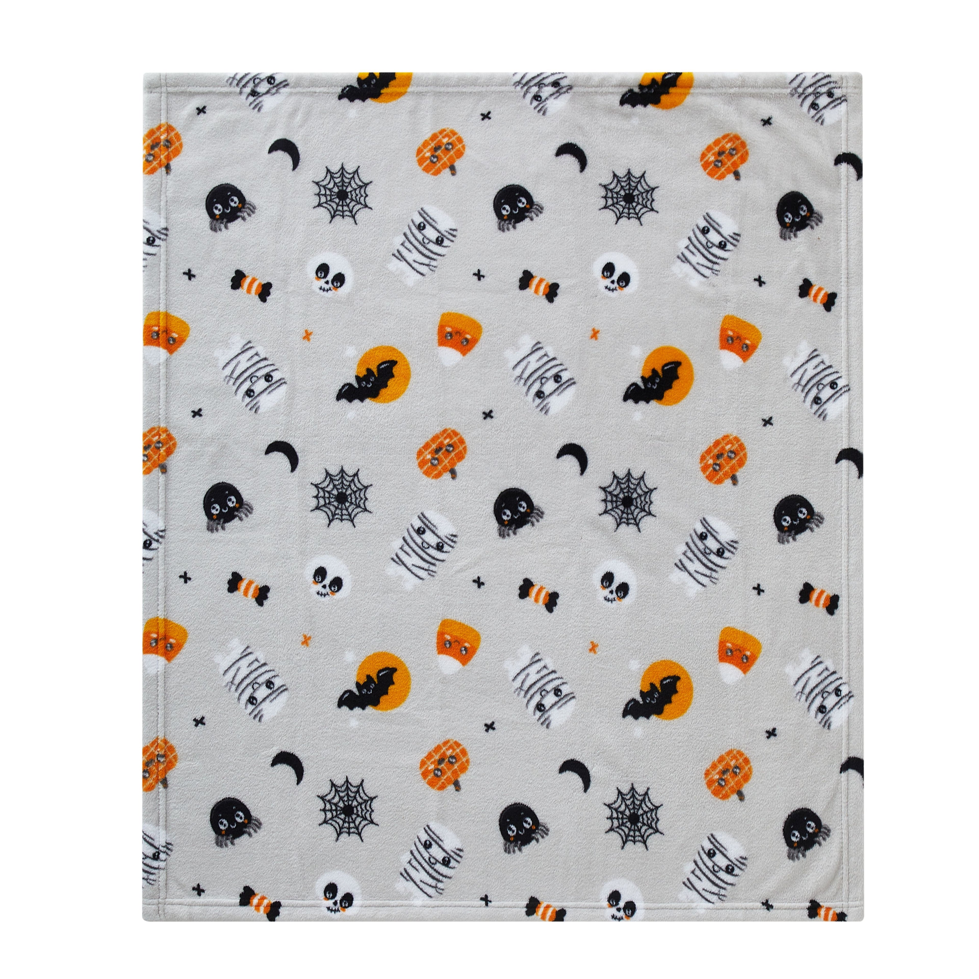 Parent'S Choice 30" X 36" Halloween Baby Blanket, Gray