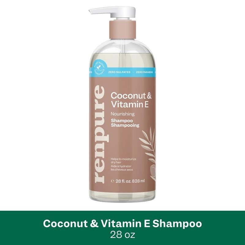 Coconut & Vitamin E Nourishing Shampoo, for All Hair Types, 28 Oz