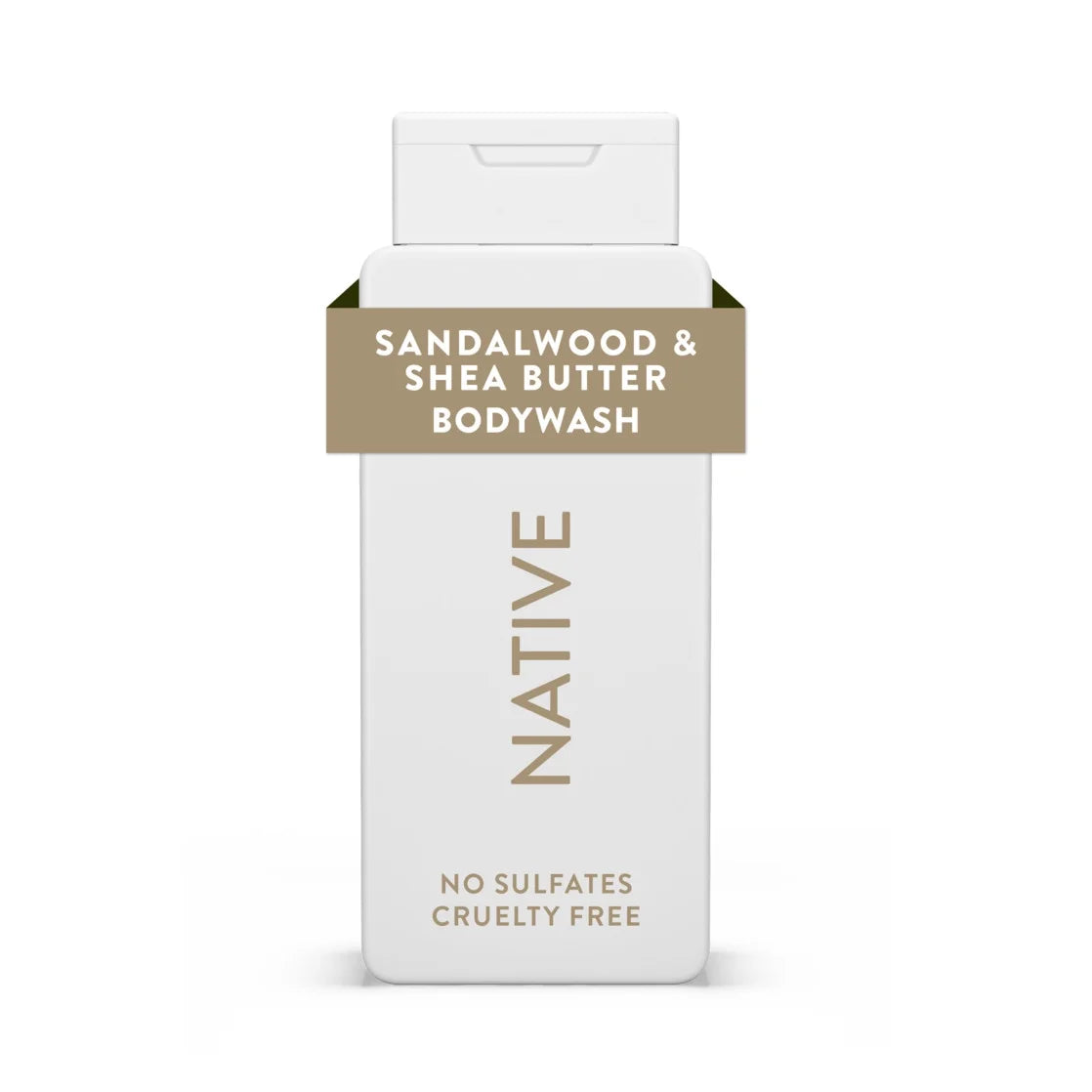 Native Body Wash, Sulfate Free, Sandalwood & Shea Butter, for Women and Men, 18 Oz