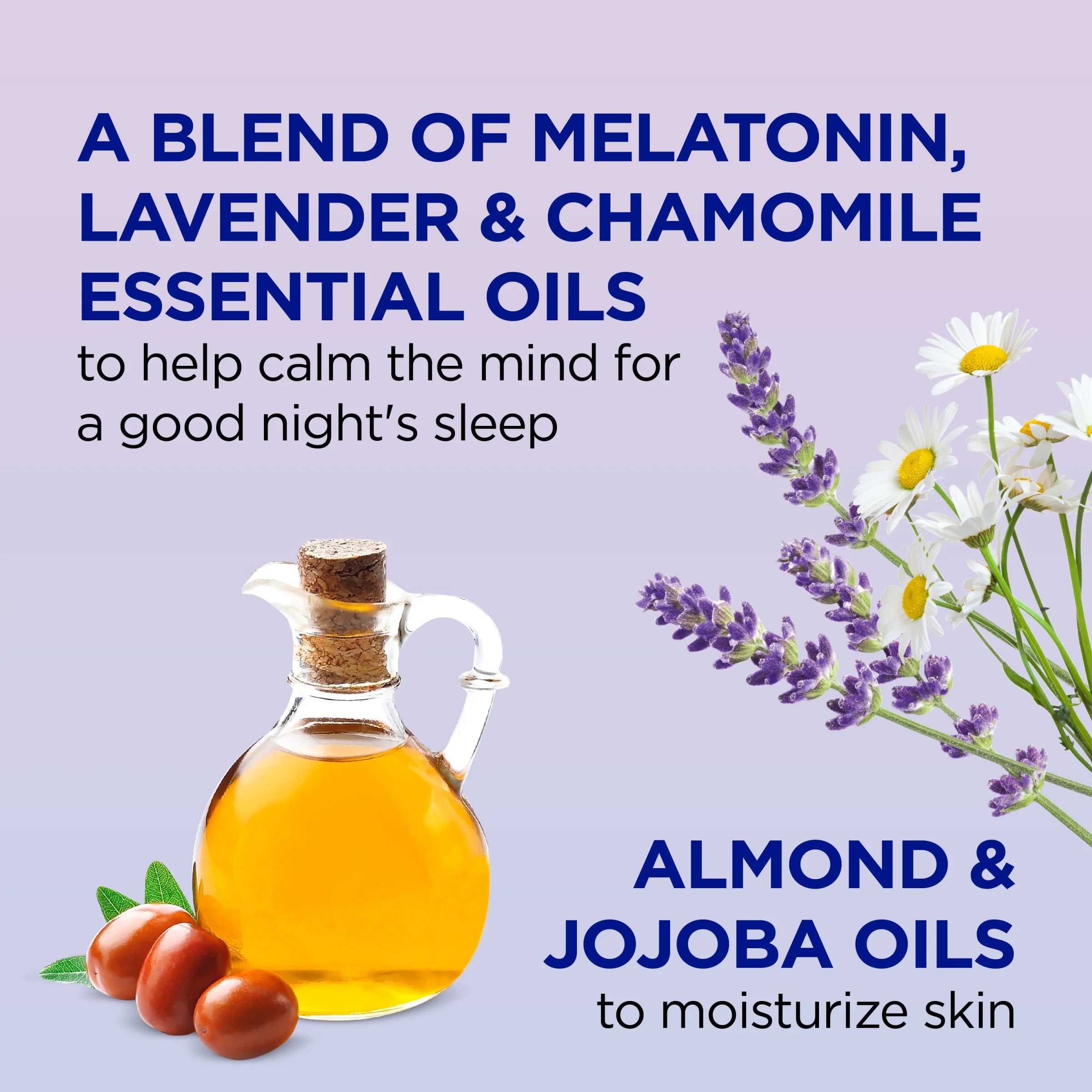 Dr Teal'S Moisturizing Bath & Body Oil, Moisture + Sleep Blend with Melatonin & Essential Oils, 8.8 Fl Oz.