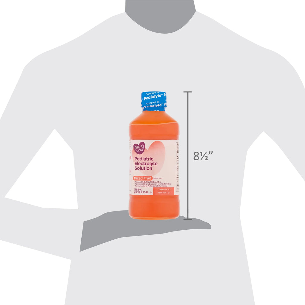 Parent'S Choice Electrolyte Solution, Mixed Fruit, Dye-Free, 1 Liter