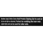 Extra Hold Protein Styling Gel 32 Oz. Jar, Frizz Control, Non-Flaking, Unisex