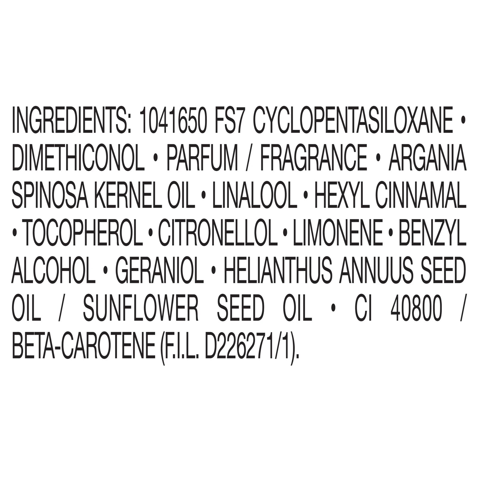 Fructis Sleek & Shine Moroccan Sleek Smoothing Conditioning Oil for Dry Hair, 3.