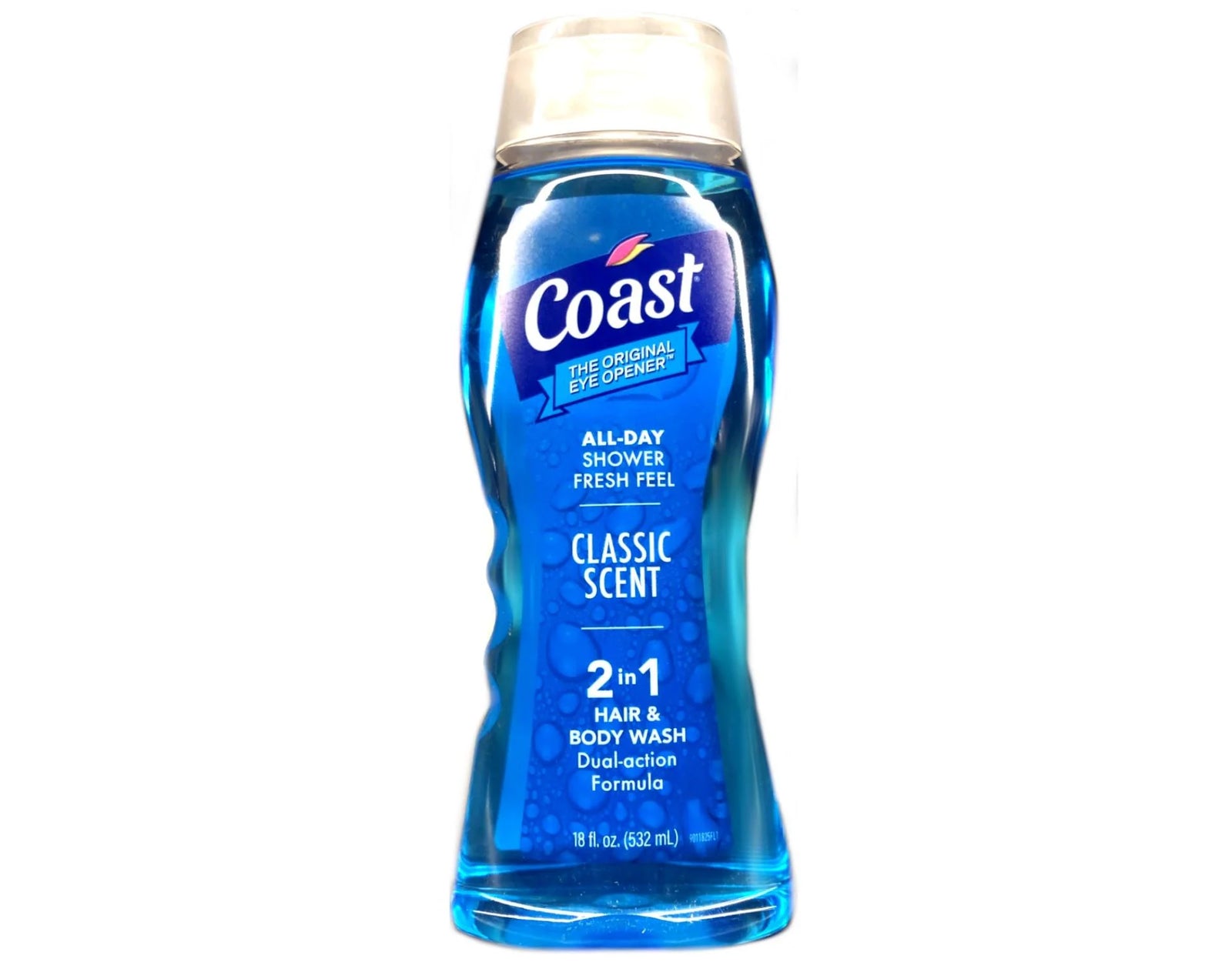 CARE 2 in 1 Hair & Body Wash Classic Scent 18OZ (PACK of 6) - All Day Shower Fre