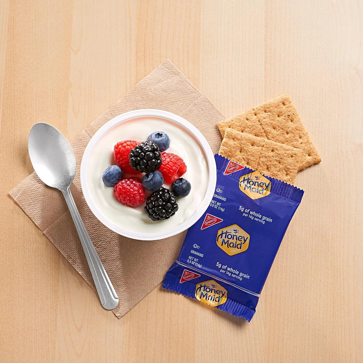 Graham Crackers, Portion Packaged in Twin Packs (40/2Packs, 80 Crackers Total),