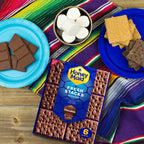 Fresh Stacks Chocolate Graham Crackers, Travel Snacks, 12.2 Oz (6 Multi Snack Pa