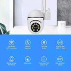 2 Pack 5G Wifi Waterproof Surveillance Camera, IR Night Vision, Motion Detection