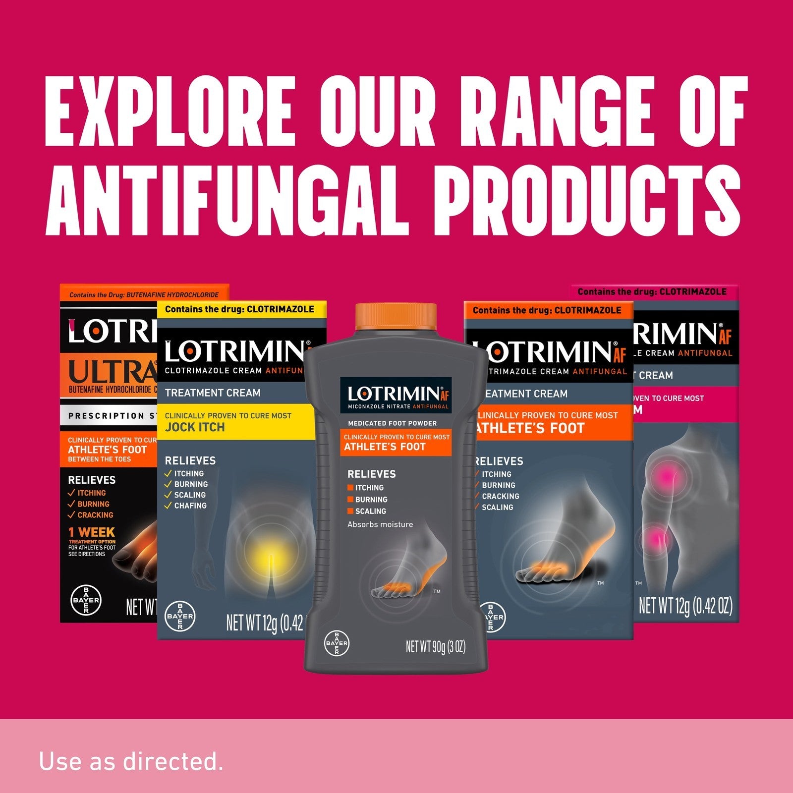 AF Clotrimazole Ringworm Treatment Antifungal Cream, 12G Tube
