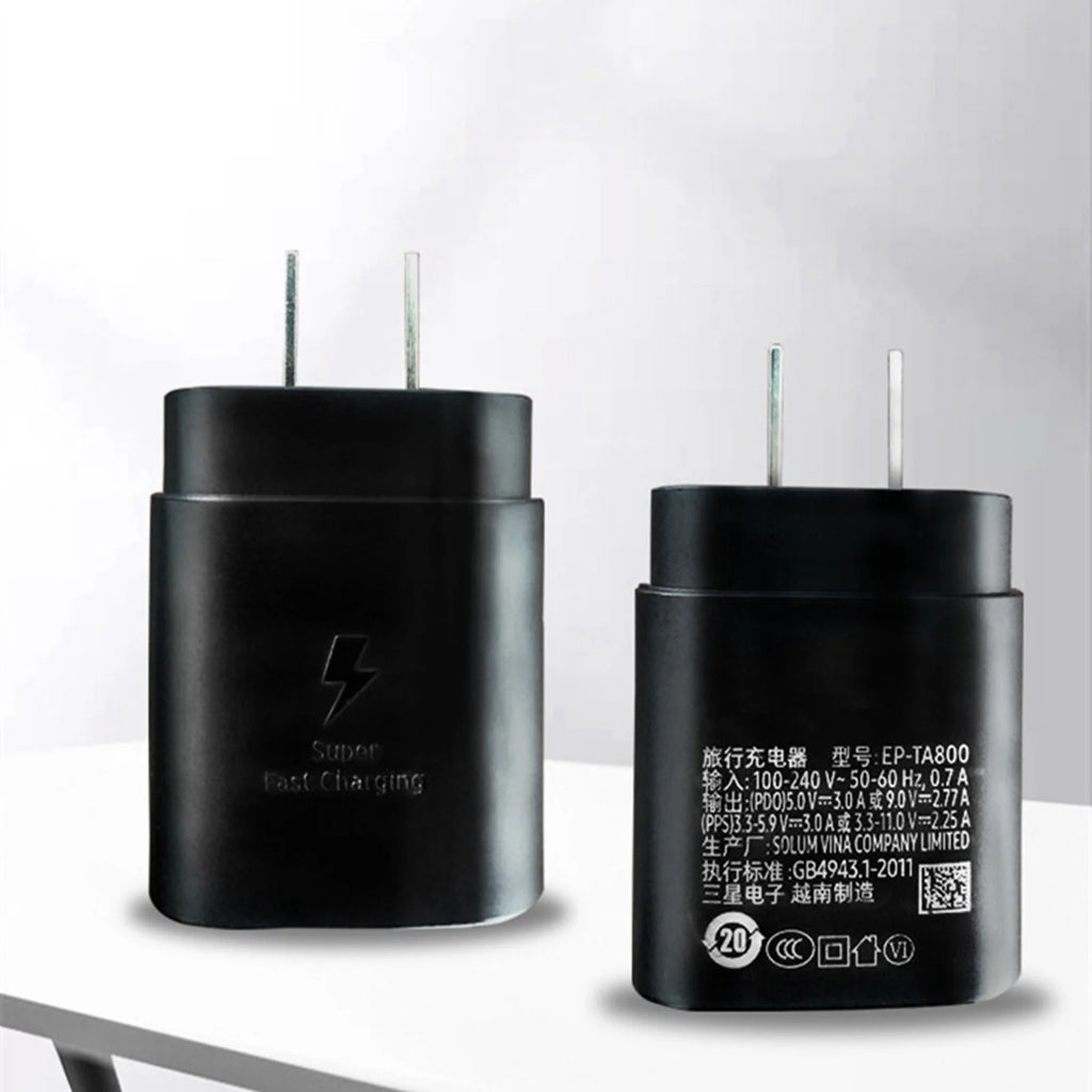 25W Fast Charging Phone Charger with 1M - US Specification Efficient Charging Solution for All Devices