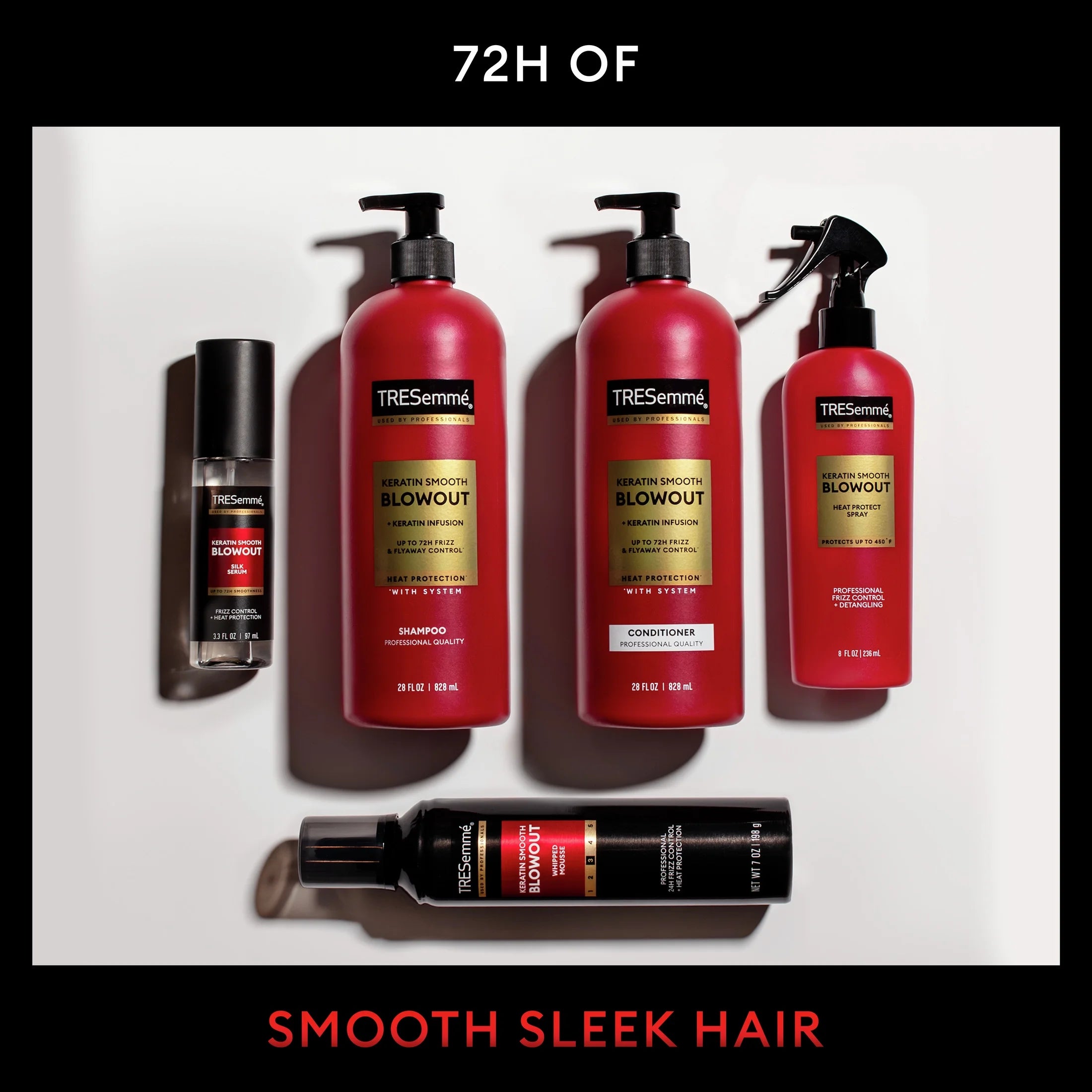 Tresemme Shampoo & Conditioner Keratin Smooth, 28 Oz 2 Count