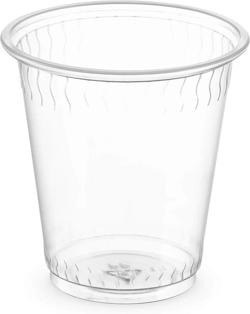 3 Oz Clear Disposable Cups Plastic Cups for Party, 100-Pack