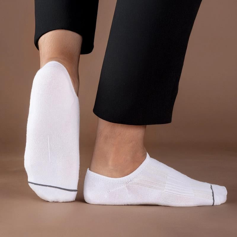 15 Pairs Mens Cotton No Show Socks with Non Slip Grip Casual Walking Socks for M