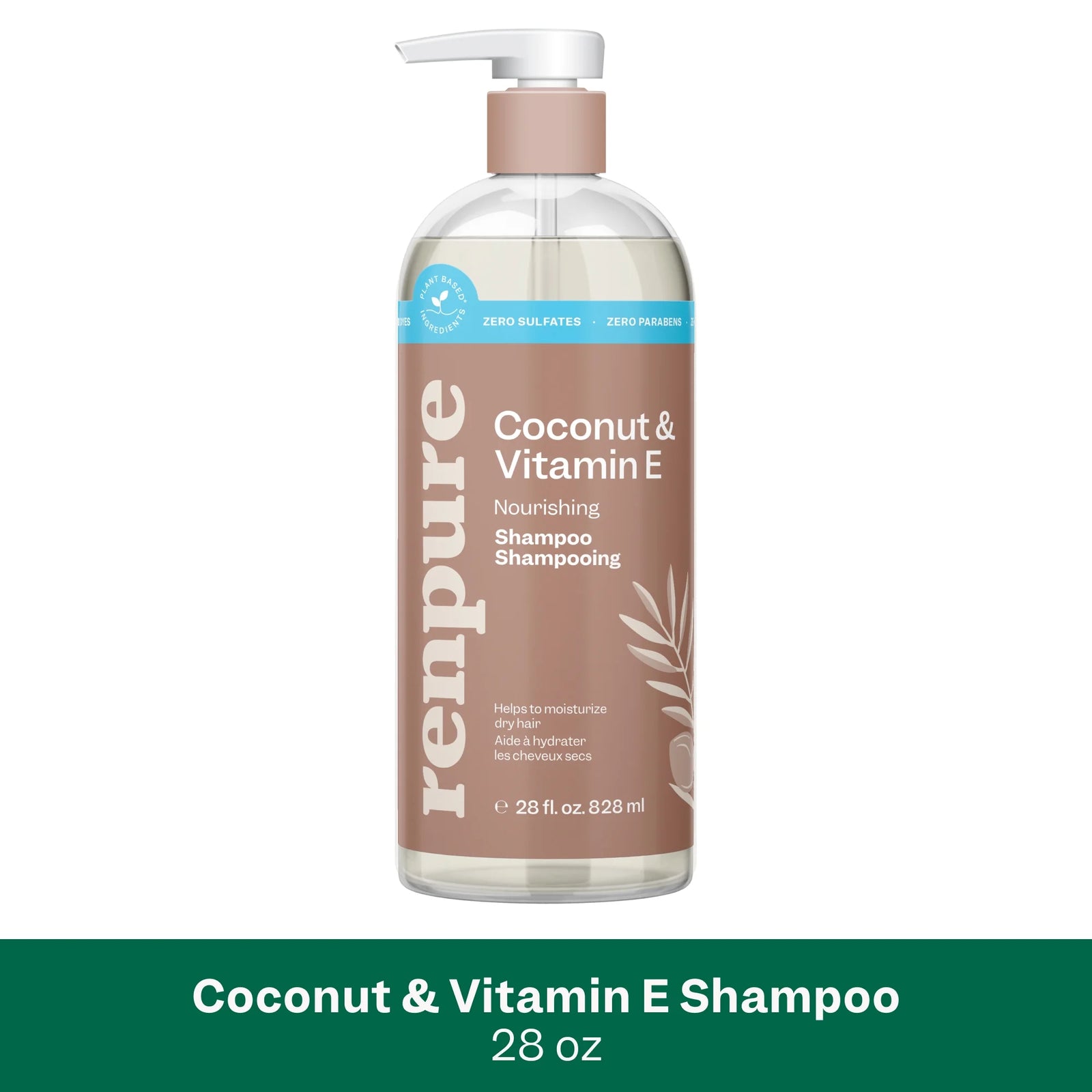 Coconut & Vitamin E Nourishing Shampoo, for All Hair Types, 28 Oz