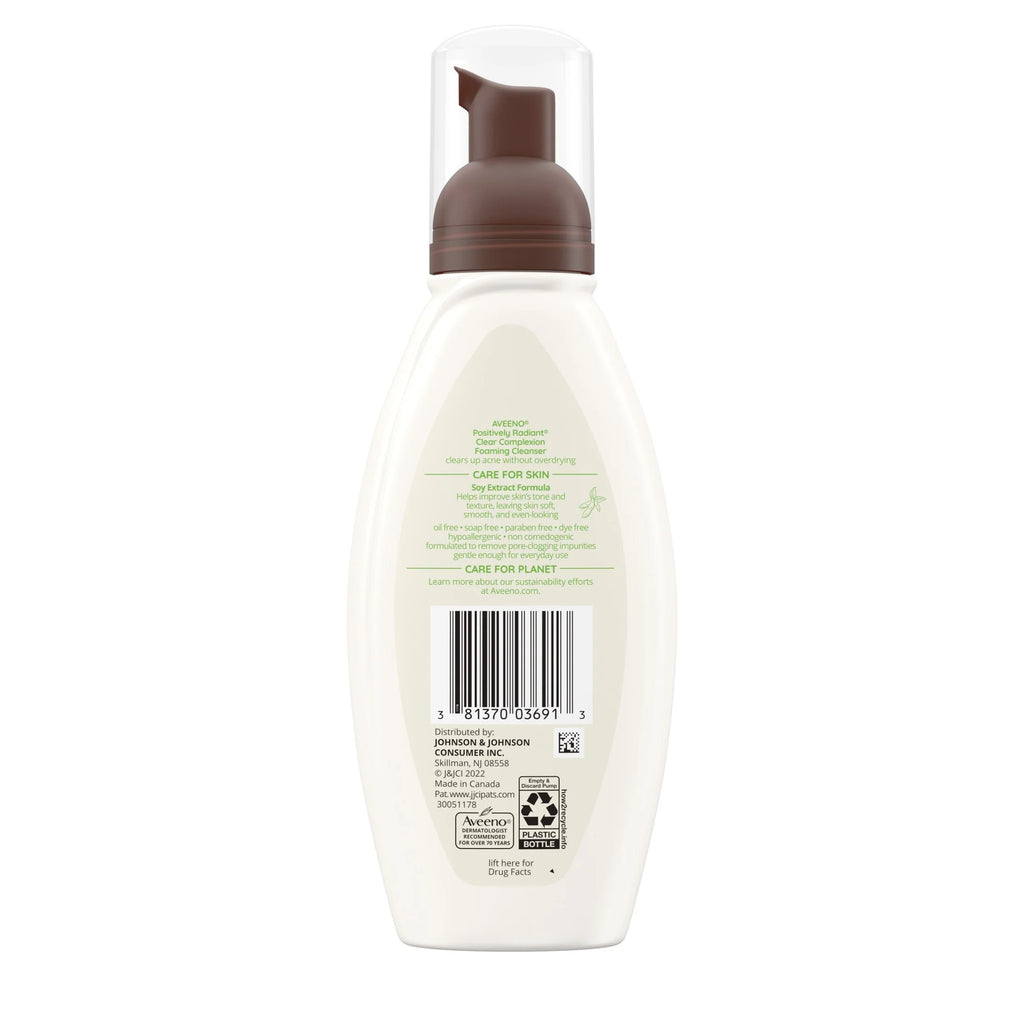 Clear Complexion Foaming Facial Cleanser, Oil-Free Acne Face Wash, 6 Fl. Oz