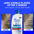 Head & Shoulders Men'S 2 in 1 Dandruff Shampoo and Conditioner, Old Spice Pure Sport, 28.2 Fl Oz