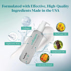 Collagen Cleansing Milk for Face, Vegan Facial Cleanser for Women and Men, Micel