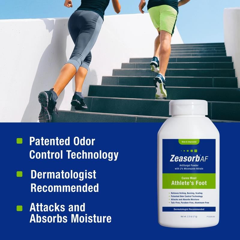 (2 Pack) Antifungal Athlete'S Foot Powder, 2.5Oz, 1 Count