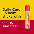 Carmex Daily Care Moisturizing Lip Balm Stick, SPF 15, Strawberry Flavor, 1 Count