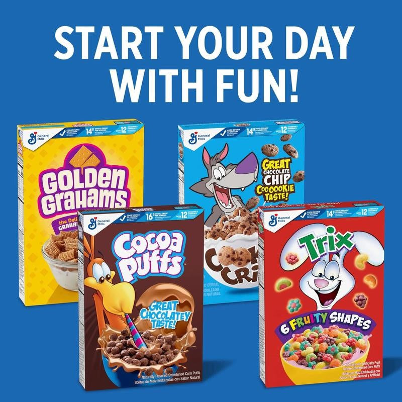 Breakfast Cereal, Chocolate Chip Cookie Taste, Family Size, 18.3 Oz