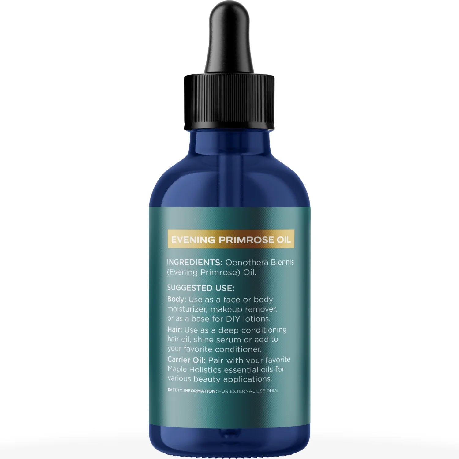 Pure Evening Primrose Oil for Skin - Cold Pressed Natural Face Moisturizer and Nourishing Hair Oil - Use in DIY Skin Care for Dry Flaky Skin Hydration and as a Carrier Oil for Essential Oils Mixing