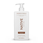 Native Moisturizing Shampoo, Coconut & Vanilla, Sulfate & Paraben Free, 16.5 Oz