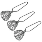 7" Steel Spring Coil Whisk, French Whisk - Great for Hand Mixing Eggs, Cream, Gr