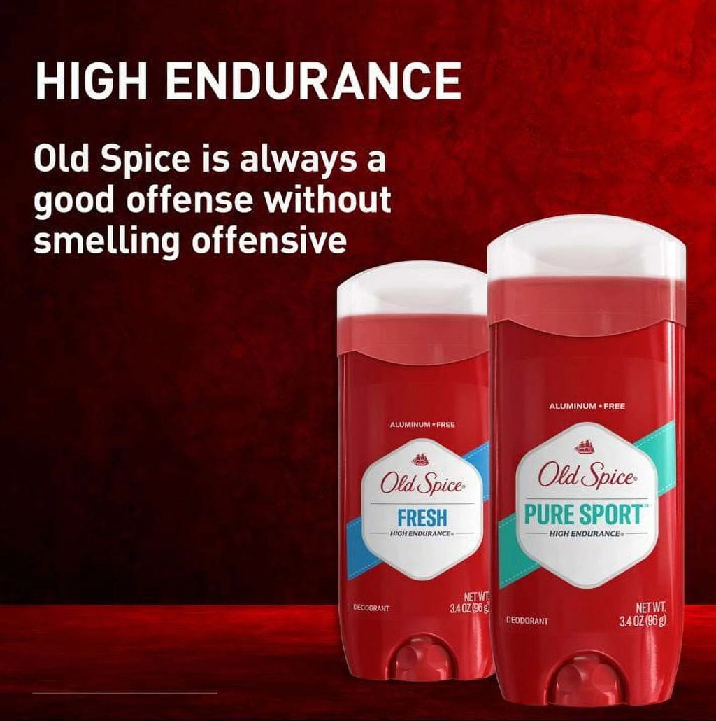 Aluminum Free Men'S Deodorant, High Endurance Pure Sport, 3.4 Oz (2 Pack)
