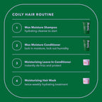 Being MAX MOISTURE Intense Moisturizing Shampoo with Cocoa Butter and Oat Extrac