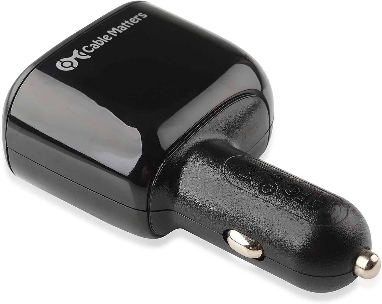 17W 3.4A Car Charger with Lighter Socket and Dual USB Charging Ports