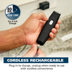 All in One Rechargeable Beard, Mustache, Detail Trimmer for Men, Black, 05644