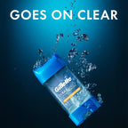 Clear Gel Antiperspirant and Deodorant for Men Tropical Breeze Scent 3.8 Oz
