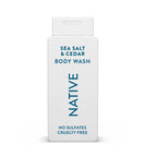 Native Sea Salt & Cedar Body Wash 18Oz