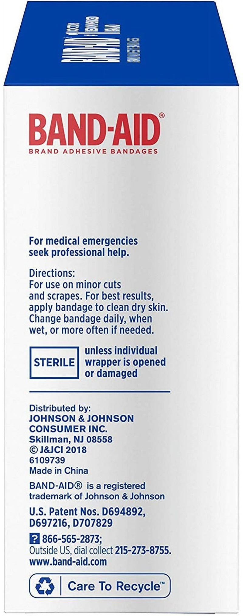 Flexible Fabric Bandages, 1 Inch, 100 Ea