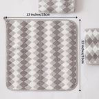 12 Pack Washcloths, 13"X13" Quick Dry Hand Face Towels Cloth Soft Microfiber Dry