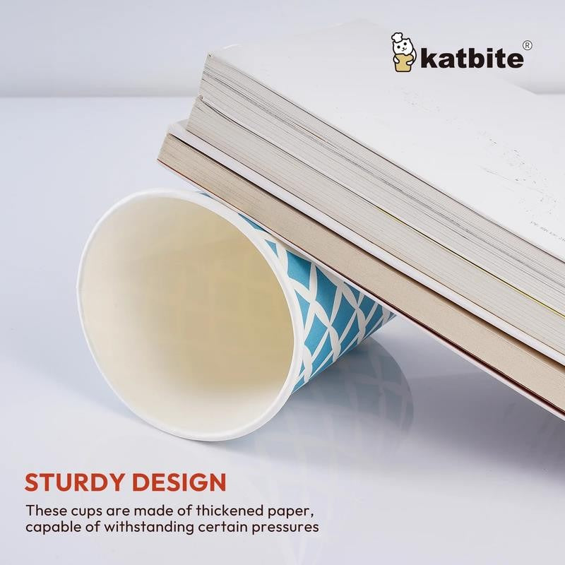 Disposable Paper Cups Eco-Friendly Biodegradable- Large 12 Oz, 28 Count