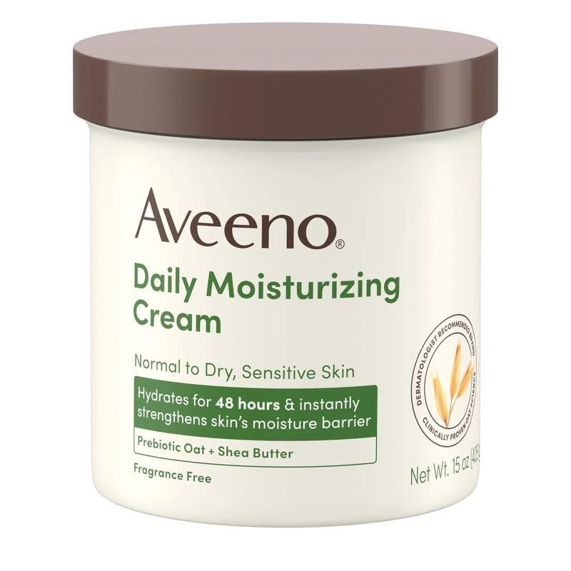 Daily Moisturizing Body Cream Lotion for Normal, Dry, Sensitive Skin, 15 Oz
