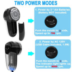 Fabric Lint Shaver - Fuzz Remover, AC 120V Electric Sweater Shaver, Efficiently