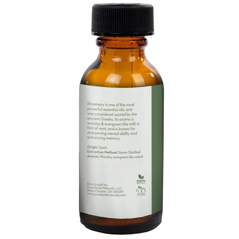 100% Pure Rosemary Essential Oil, 1 Fl. Oz.